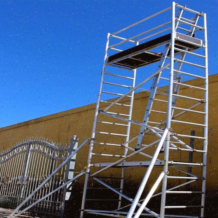 铝合金门式脚手架图片